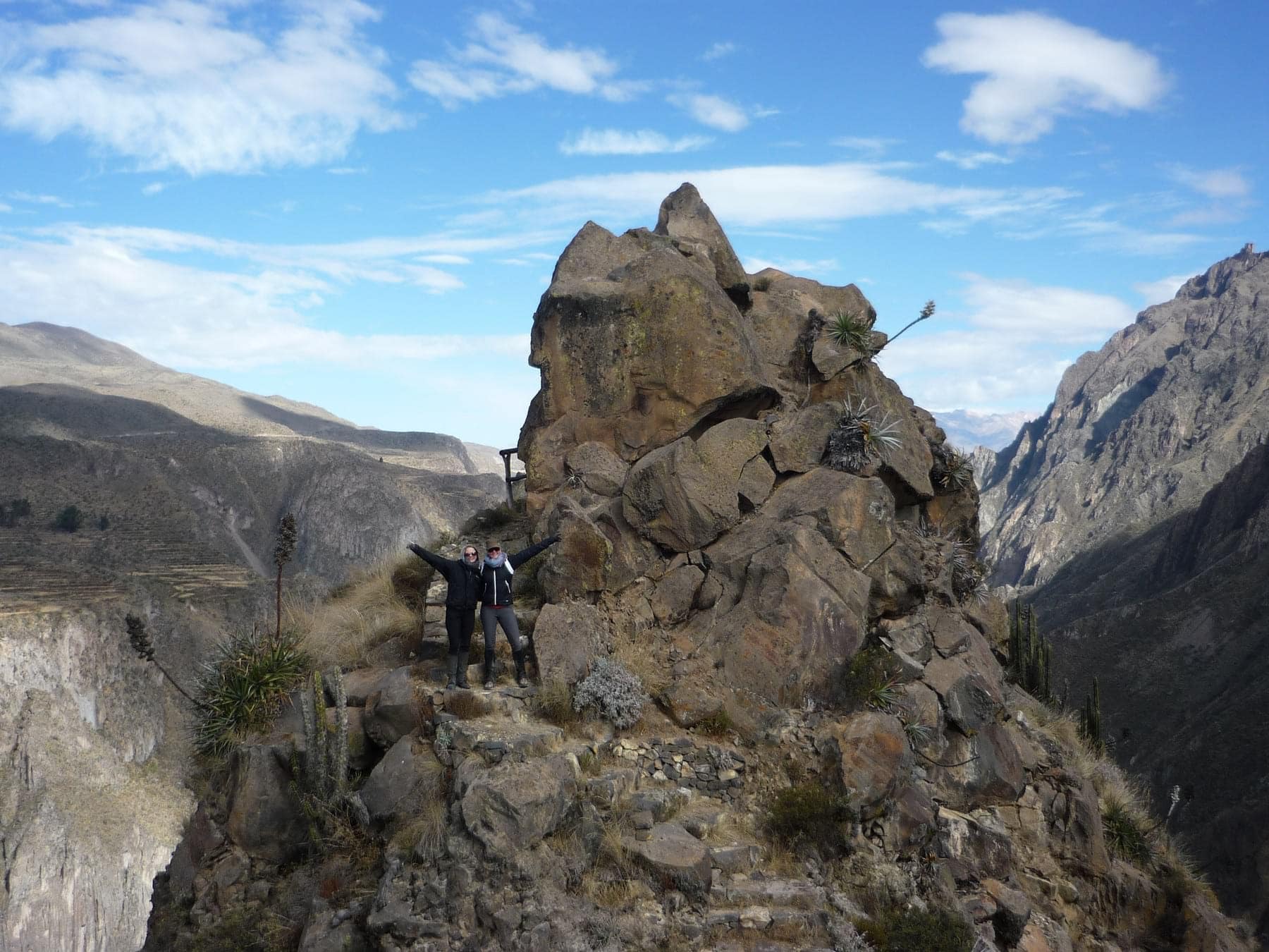 Chimpa Fortress in the Colca Canyon