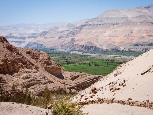 Mirador de Querulpa dans la vallée de Majes dans la région d'Arequipa